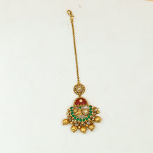 Antique Gold Finish Maang Tikka 18222-68