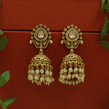 Jhumki Antique Earring 21030-28