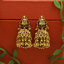 Jhumki Temple Earring 21037-28