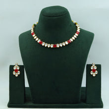 Round Neck Kundan Necklace Set 15613-28