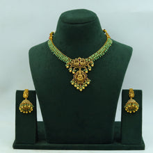 Round Neck Temple Necklace Set 15559-28
