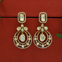 Moissanite Chandbali Kundan Earring 19114-87