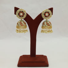 Antique Gold Finish Jhumki 22417-21