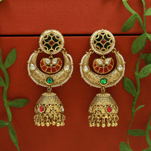 Jhumki Antique Earring 21007-1