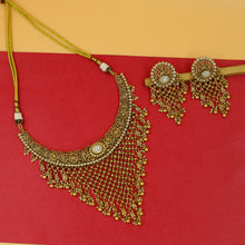 Round Neck Antique Necklace Set 18468-28