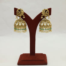 Jhumki Temple Earring 21061-28
