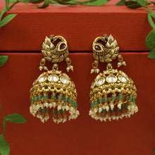 Jhumki Temple Earring 21061-28