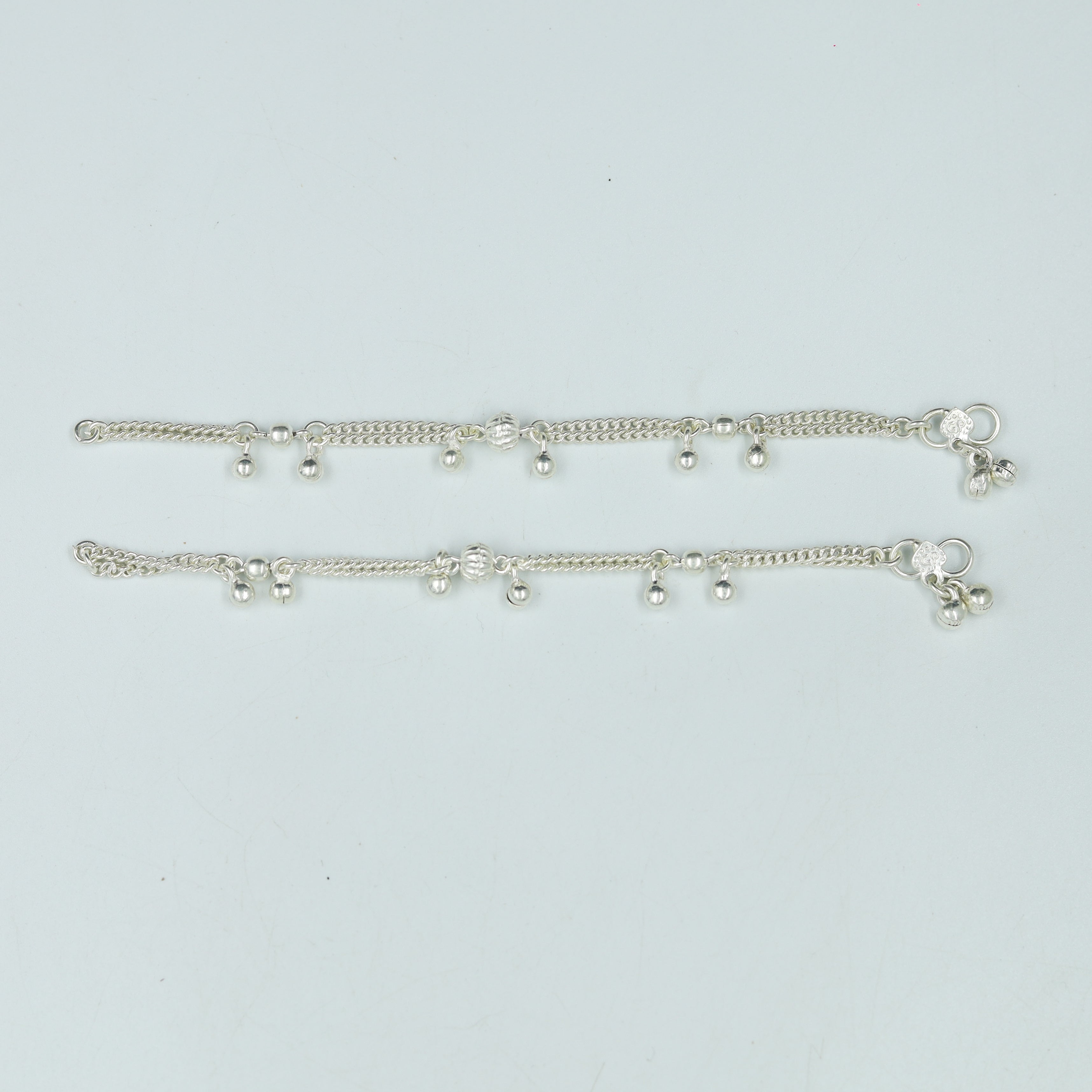 Buy White Silver Baby Payal 6065-1131 Online 6843806416949