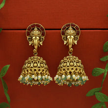 Jhumki Temple Earring 21060-28
