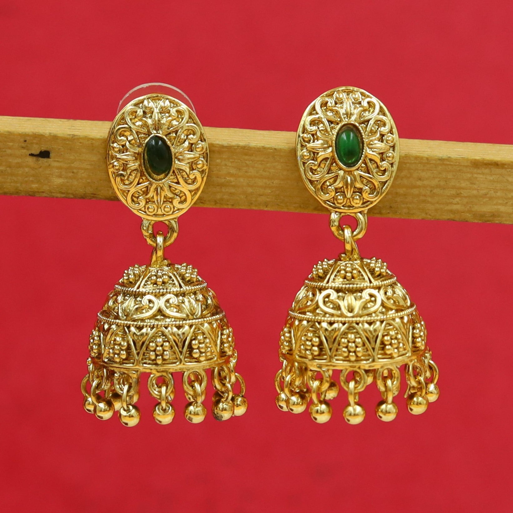 Gold Plated Jhumki 17733-33