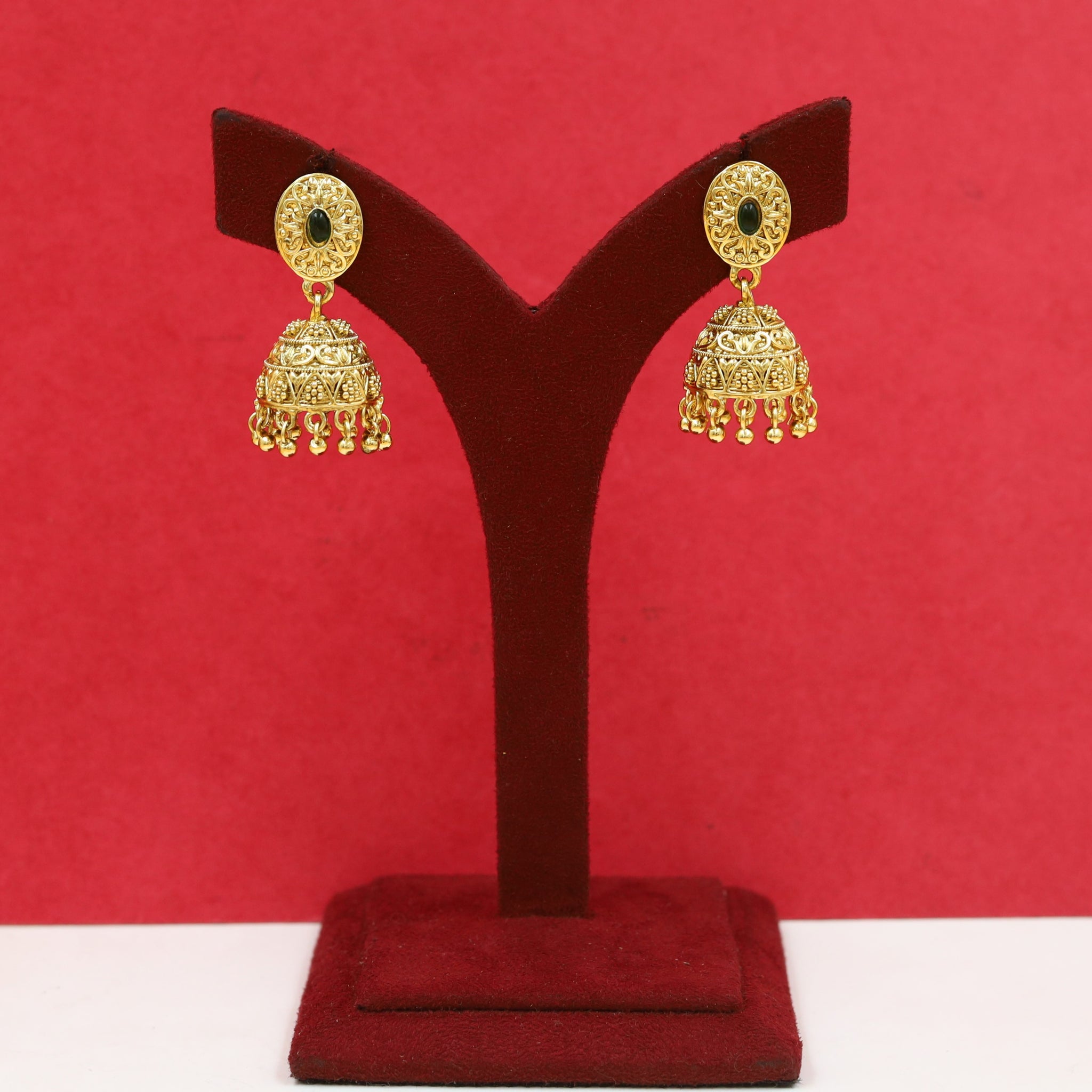 Gold Plated Jhumki 17733-33