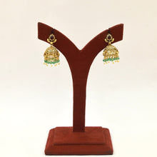 Antique Gold Finish Jhumki 22421-21