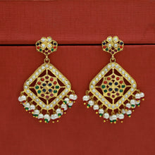 Long Neck Jadau Necklace Set 11528-65