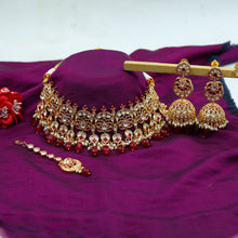 Sabyasachi Inspired Choker Kundan Necklace Set 15614-28