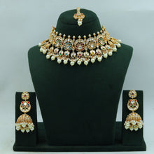 Sabyasachi Inspired Choker Kundan Necklace Set 15614-28