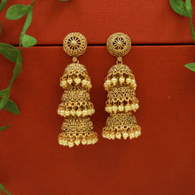 Jhumki Antique Earring 22173-31