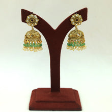 Antique Gold Finish Jhumki 22419-21