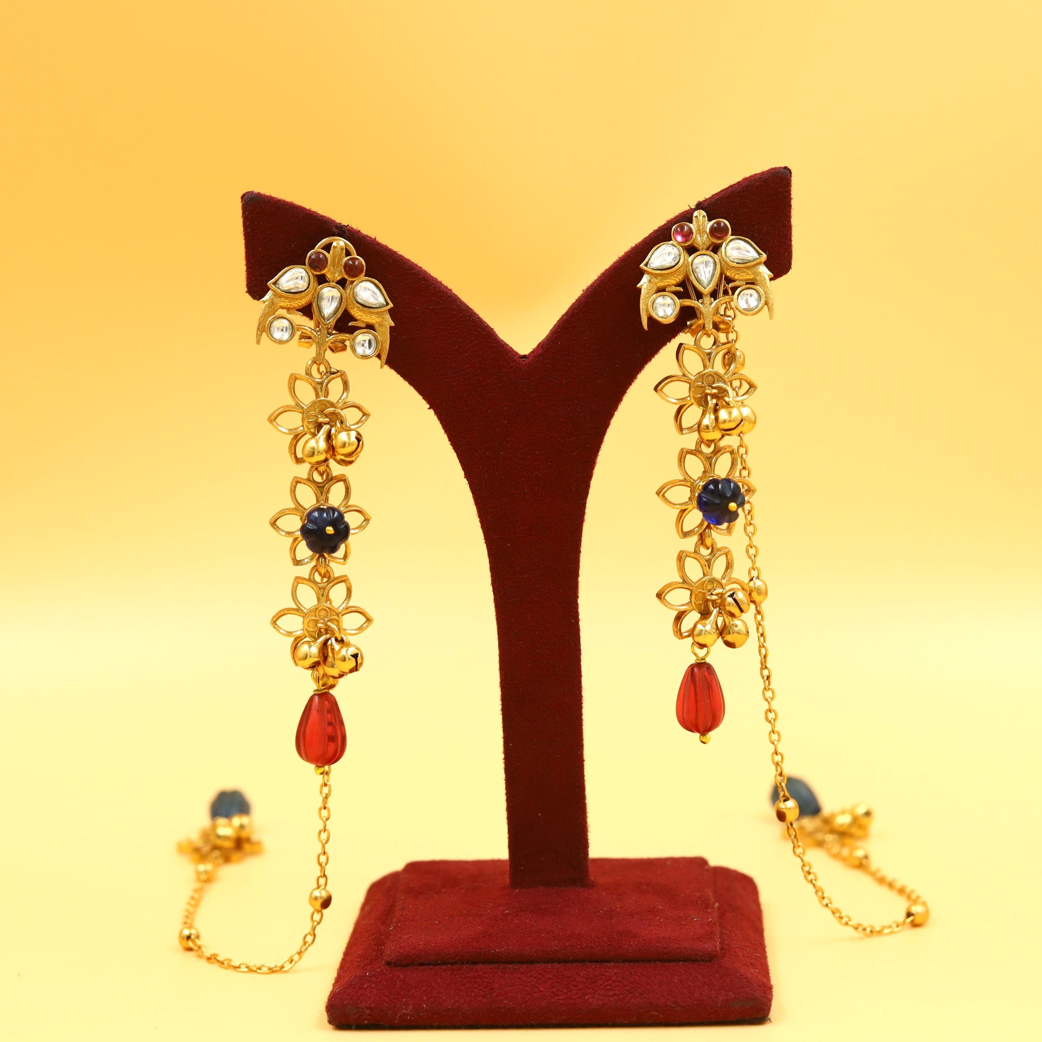 Sabyasachi Inspired Kashmiri Kundan Earring 18623-87