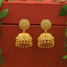 Jhumki Gold Look Earring 21992-33