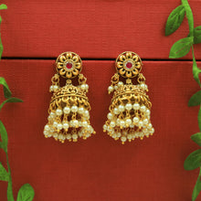 Jhumki Antique Earring 21028-28