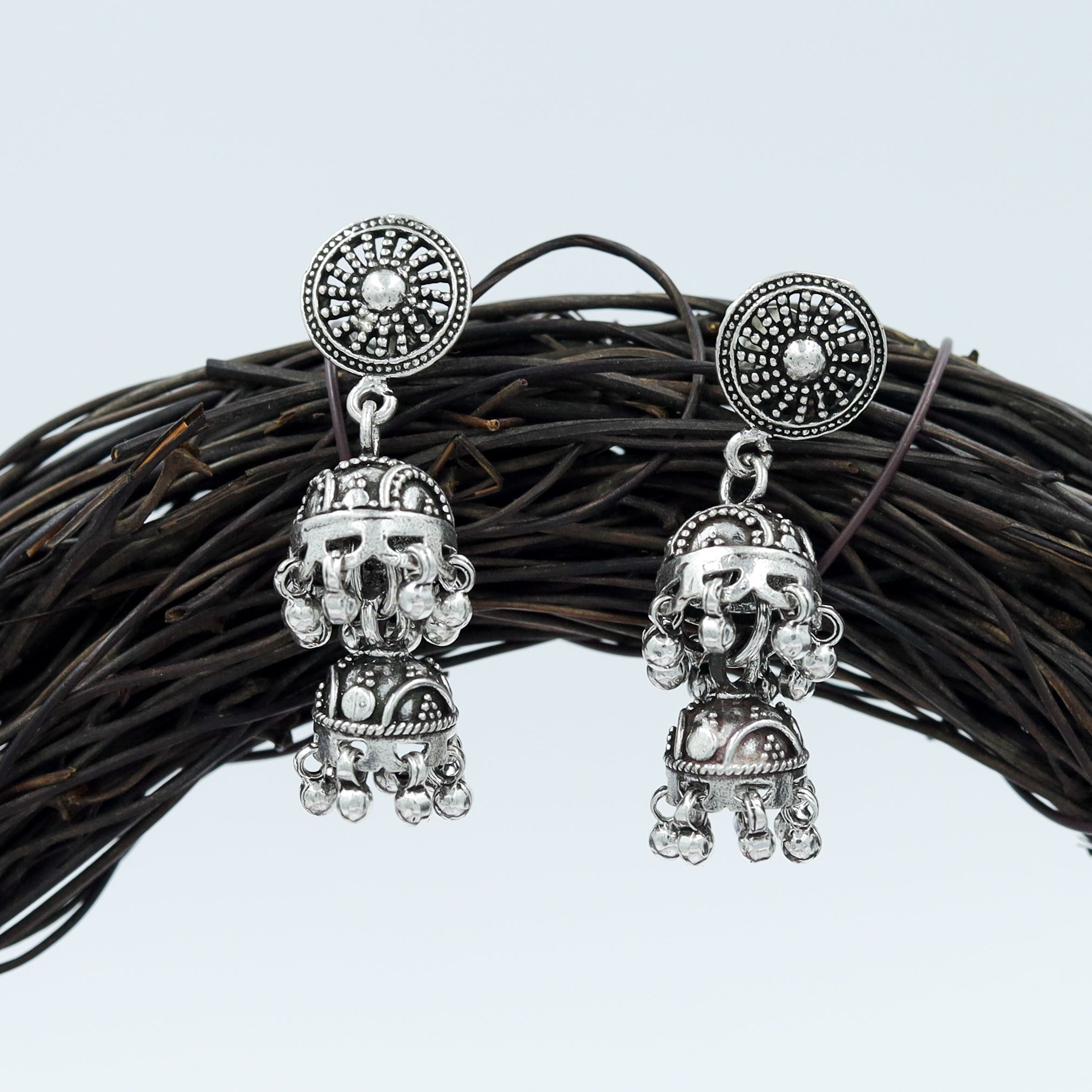 Jhumki Silver Earring 7855-20