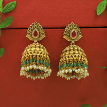 Jhumki Antique Earring 21056-28