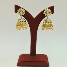Antique Gold Finish Jhumki 22416-21