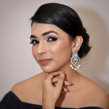 Danglers Zircon/AD Earring 8816-100 - Dazzles Jewellery