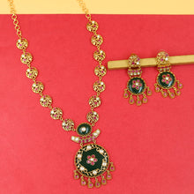 Sabyasachi Inspired Kundan Necklace Set 18124-87