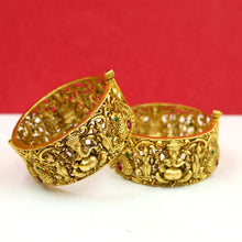 Antique Gold Finish Bangles/Kada 6315-28