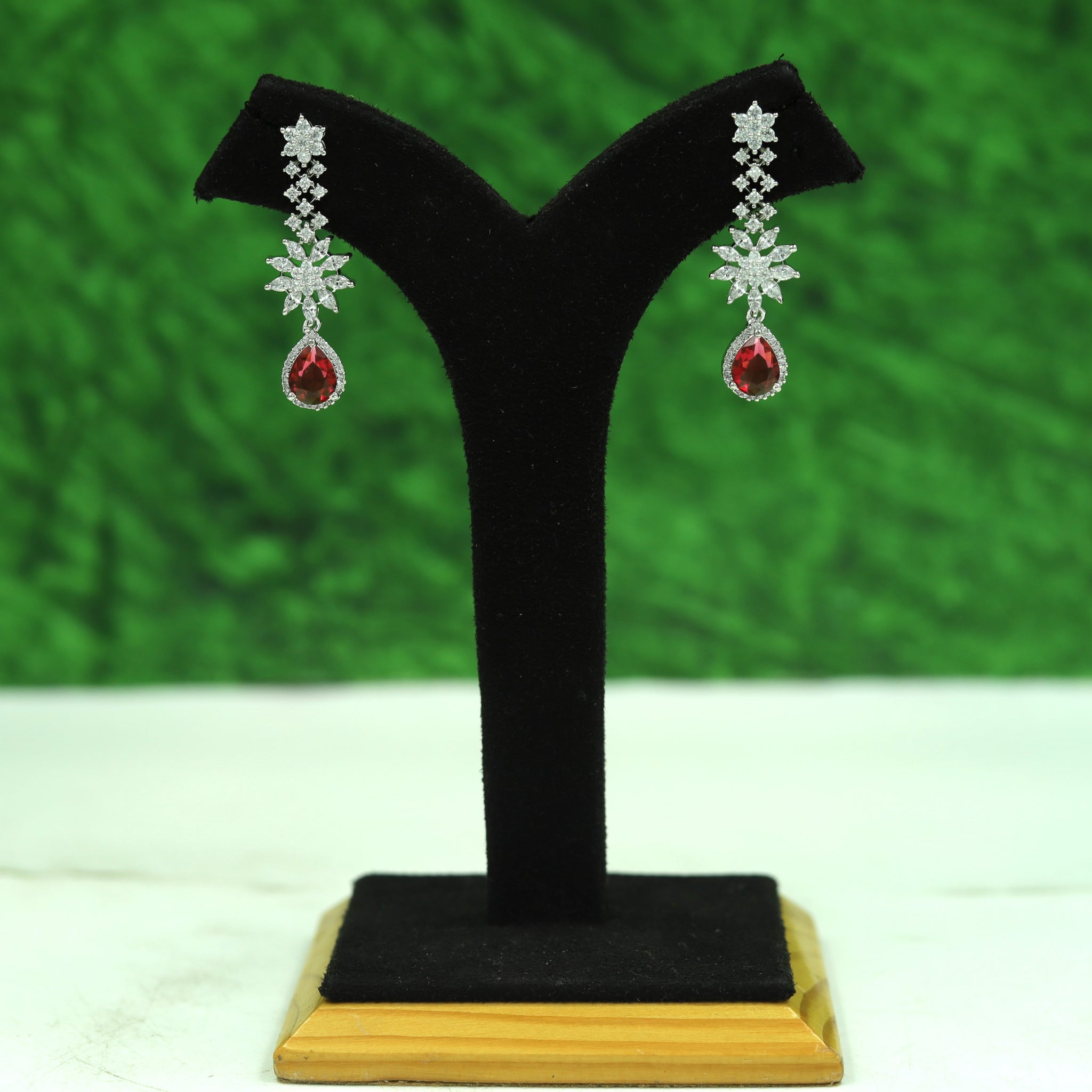 Round Neck Zircon/AD Necklace Set 16905-08