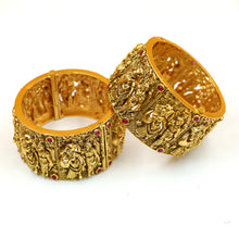 Antique Gold Finish Bangles/Kada 4061-28