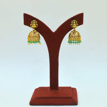 Antique Gold Finish Jhumki 22420-21
