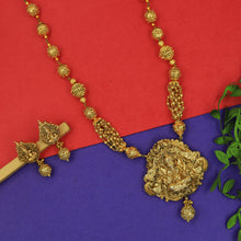 Gold Temple Pendant Set 3436-7501