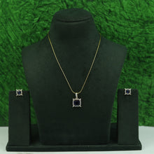 Light Zircon/AD Pendant Set 15246-69