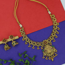 Round Neck Temple Necklace Set 7091-1