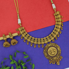 Ruby Temple Necklace Set 18764-5946