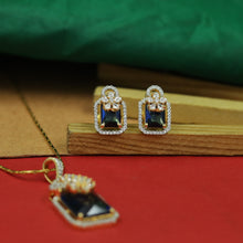 Designer Zircon/AD Pendant Set 16876-08