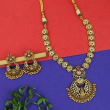 Round Neck Temple Necklace Set 3612-28
