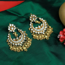 White Pachhi kundan Chandbali 5690-100