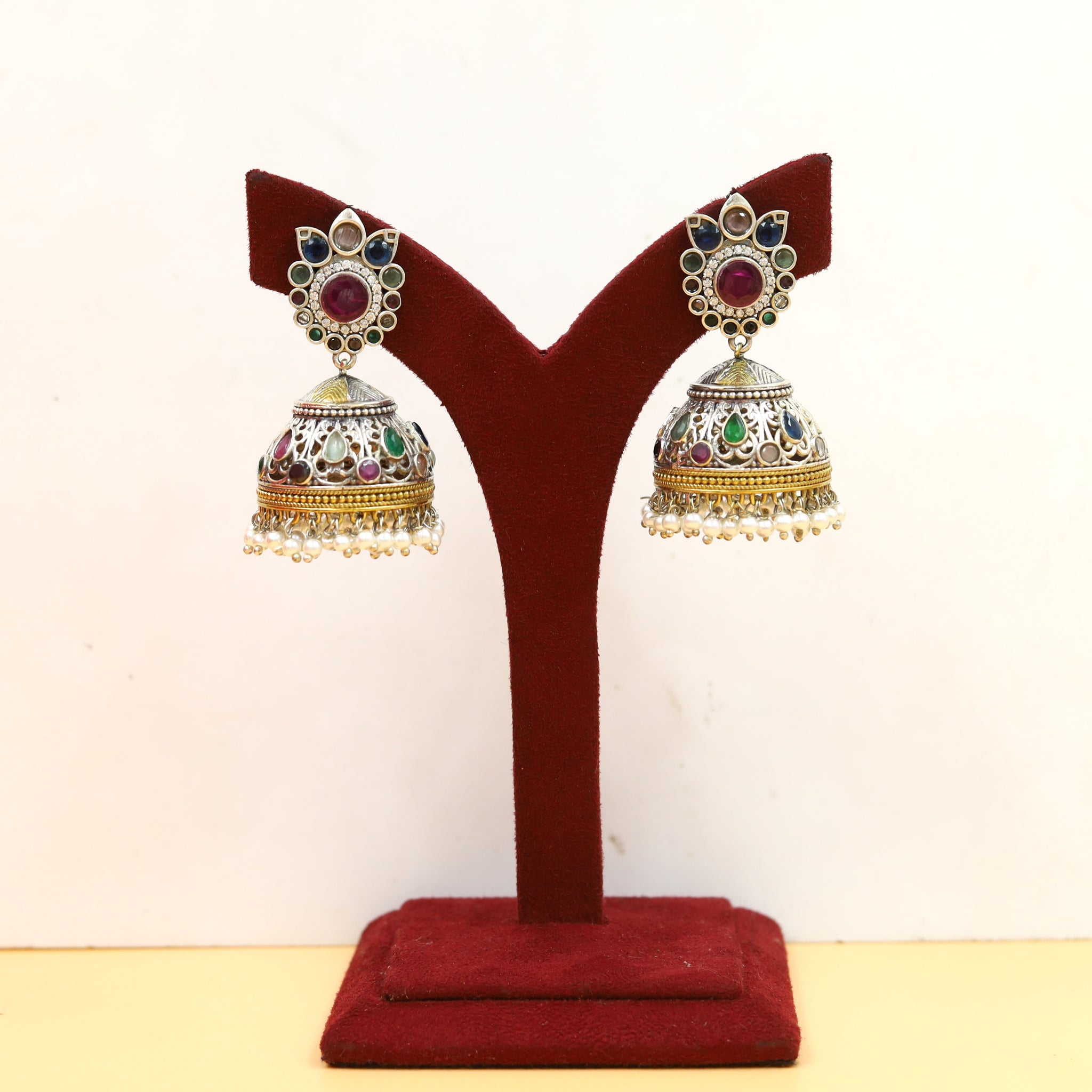 Jhumki Oxidized Earring 18556-28