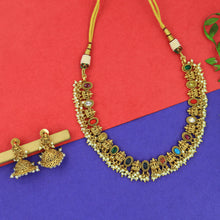 Round Neck Temple Necklace Set 3621-28