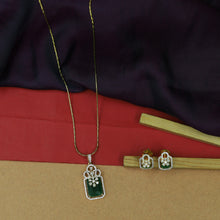 Designer Zircon/AD Pendant Set 16876-08