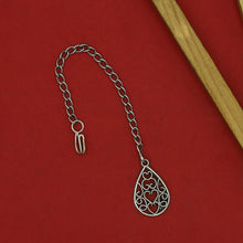 Silver Oxidized Maang Tikka 15434-100