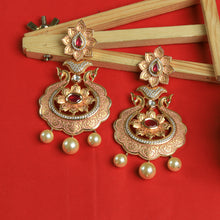 Mint Green Kundan Earring 12178-28