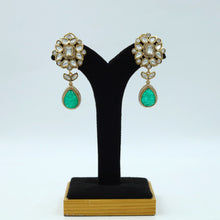 Sabyasachi Inspired Moissanite light Kundan Earring 16824-87