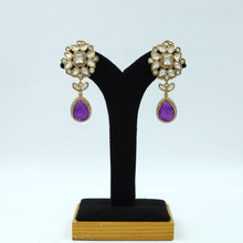 Sabyasachi Inspired Moissanite light Kundan Earring 16824-87