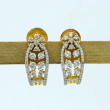 Gold Zircon/AD Earring 16953-4101