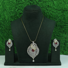 Designer Zircon/AD Pendant Set 16882-08