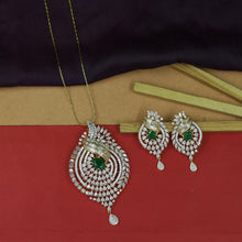 Designer Zircon/AD Pendant Set 16882-08